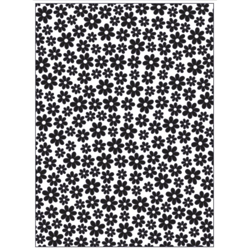 Background Embossing Folder 4.25"X5.75" - Mini Daisy