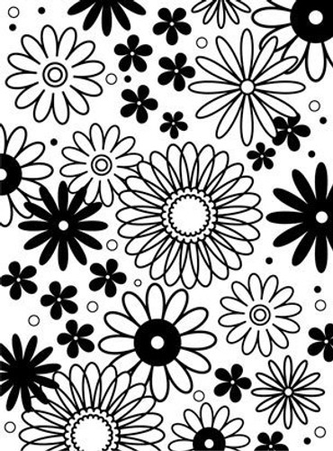 Background Embossing Folder 4.25"X5.75" - Flower Frenzy