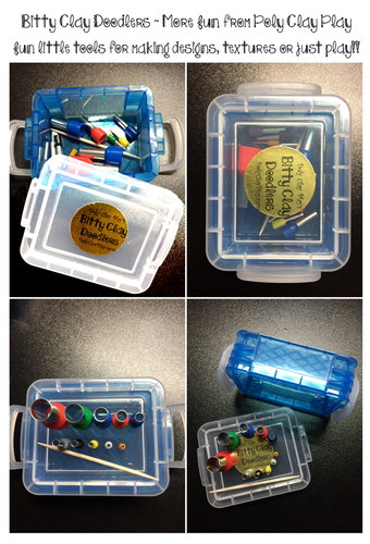 Bitty Clay Doodlers from Poly Clay Play