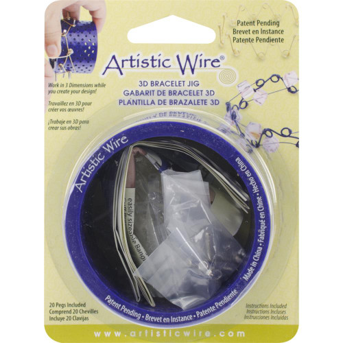 Bracelet Jig 3D W/20 Pegs or Extra Pegs Set