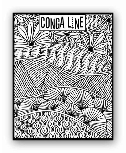 Helen Breil Stamps - Conga Line