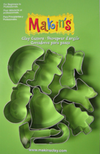 Christmas Cutter Set B Makin's 9 Piece