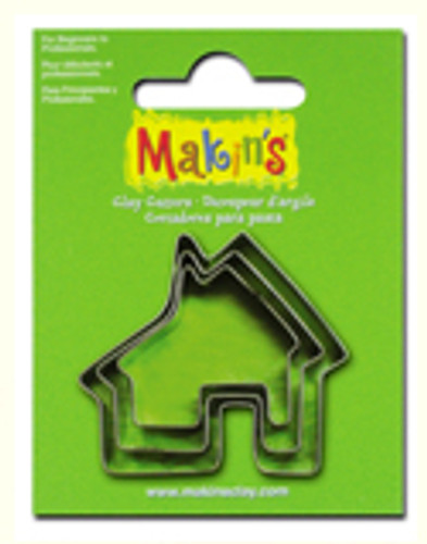 Makin's Clay 3 Piece Cutter Set House