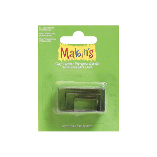 Makin's Clay 3 Piece Cutter Set Rectangle