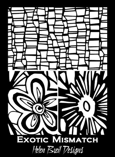 Helen Breil Silk Screens - Exotic Mismatch