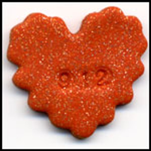 Pardo Jewellery Clay - Orange Calcite with Silver Glitter
