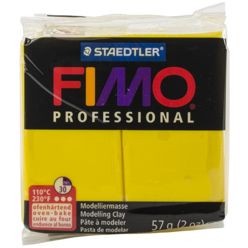Fimo Professional Polymer Clay - Yellow