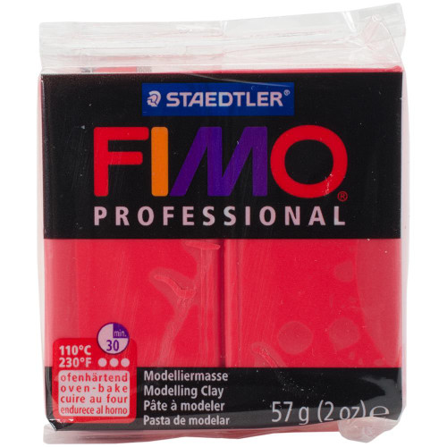 Fimo Professional Polymer Clay - Red