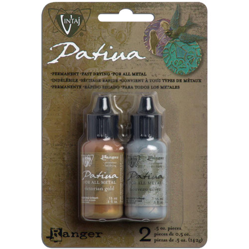 Copy of Vintaj Patinas Inks for Metals - Treasured Heirloom-Nouveau Silver/Victorian Gold
