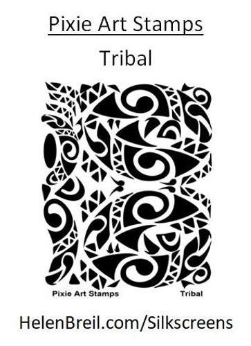 Mike Breil Silk Screen - Tribal