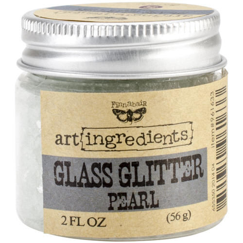 Finnabair Glass Glitter Pearl
