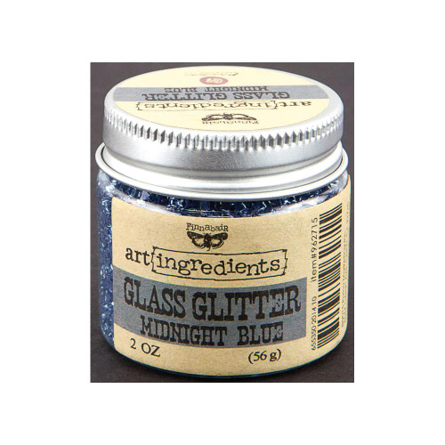 Finnabair Glass Glitter Midnight Blue