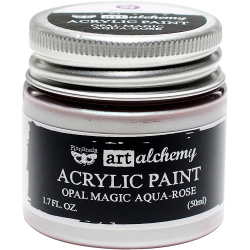 Finnabair Art Alchemy Acrylic Paint - Opal Magic Aqua/Rose