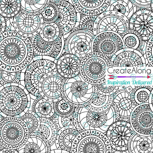 Round and Round Silkscreen Stencil