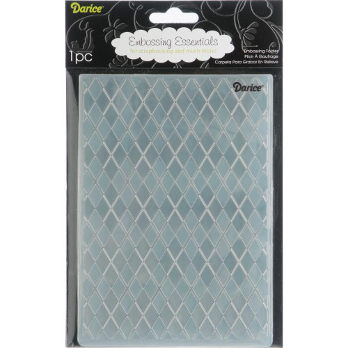 Background Embossing Folder 5.75" - Argyle