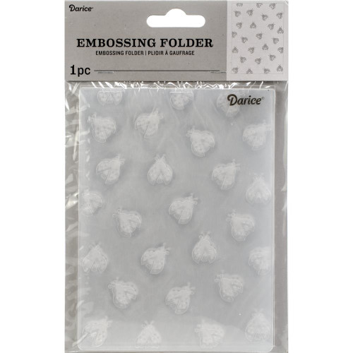Background Embossing Folder 4.25"X5.75" - Ladybugs