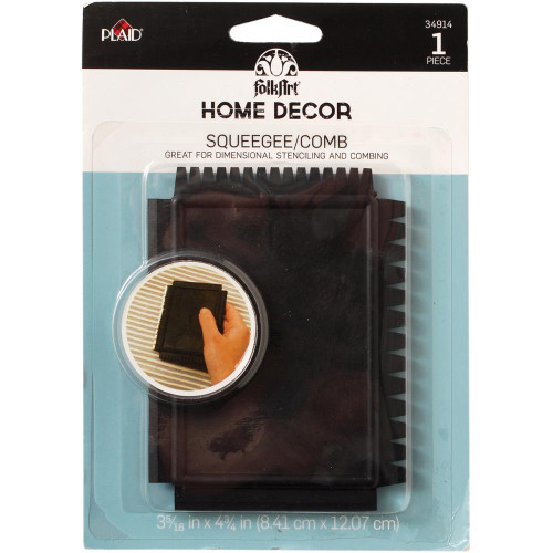 Squeegee / Comb FolkArt Home Decor