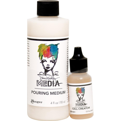 Dina Wakley Media Pouring Medium & Cell Creator Set