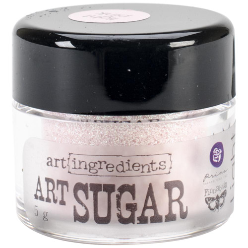 Finnabair Art Ingredients Art Sugar Ultra Fine Glitter .21oz - Light Pink