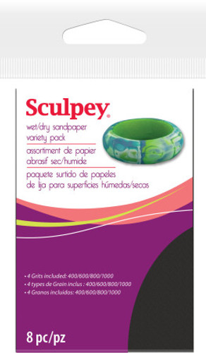 Sculpey Wet/Dry Sandpaper Variety Pack
