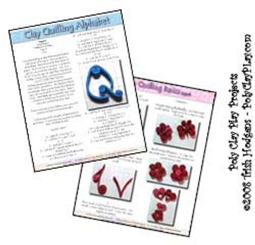 Clay Quilling Basics and Alphabet Tutorials