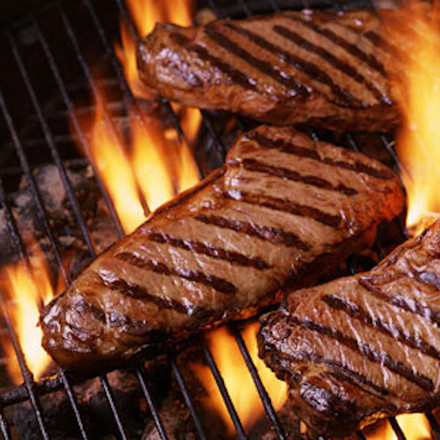 Slavo’s Steak, Asparagus and Baked Potato Campfire Dinner