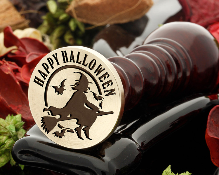 Happy Halloween Witch Wax Seal Stamp