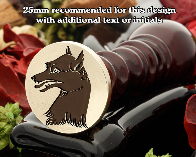 Heraldry Fox Wax Seal Stamp D3