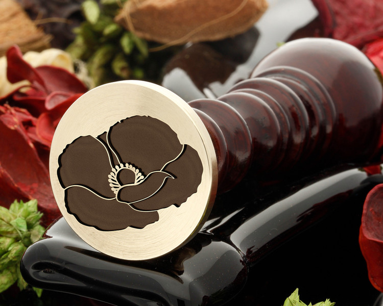 Poppy 1 wax seal