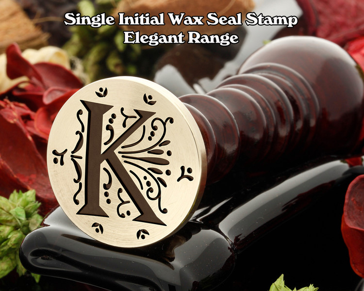 Elegant Range Wax Seal Initial k