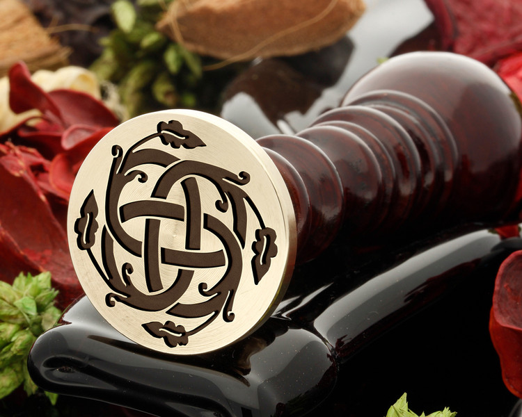 Celtic Wedding Leaves Design Wax Seal