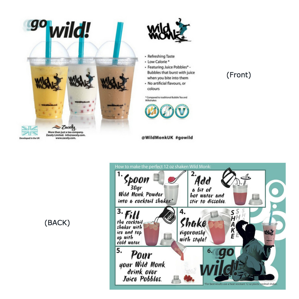 Wild Monk POS Postcard (A6) - Double sided