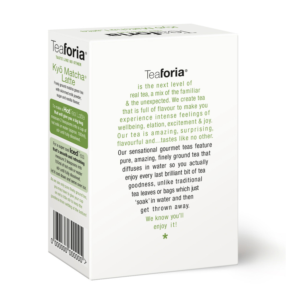 Teaforia Kyō® Matcha Latte (120g)