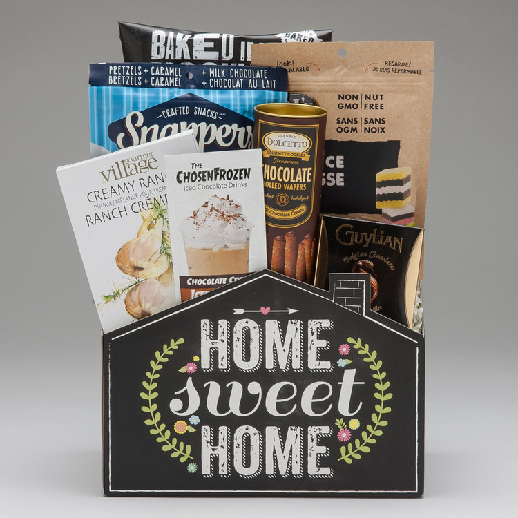 A wonderful way to send your Congratulations to the proud new home owner...this selection of candy, snacks & treats is sure to be enjoyed.