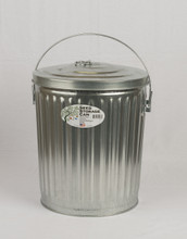 Galvanized Seed Storage Can w/ Lid - 10 Gal
