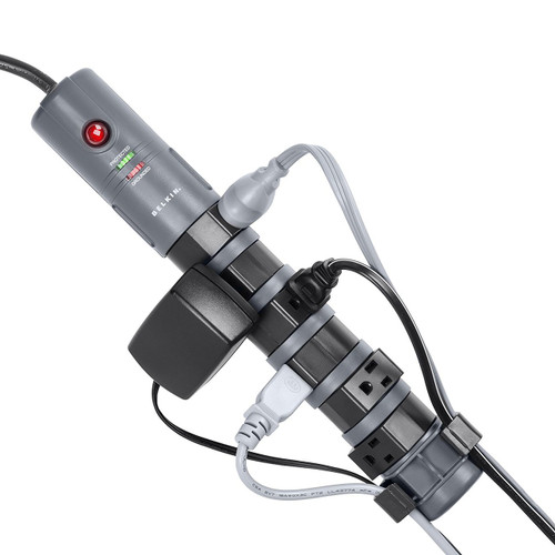 Belkin 8-Outlet Pivot-Plug Power Strip Surge Protector with 6FT Power Cord Belkin 8-Outlet Pivot-Plug Power Strip Surge Protector with 6FT Power Cord