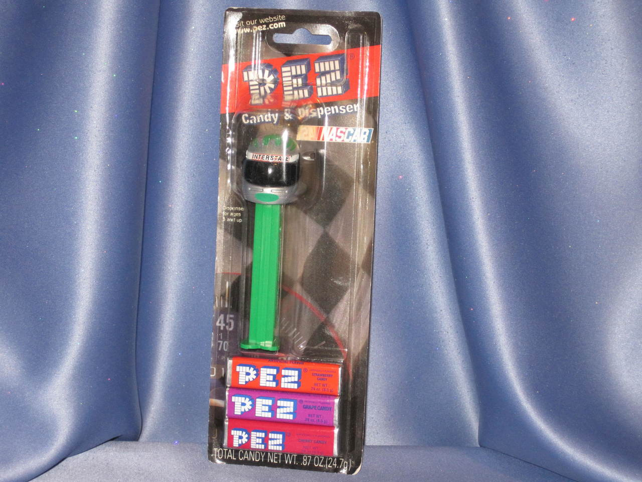 nascar "bobby labonte" candy dispenser by pez.