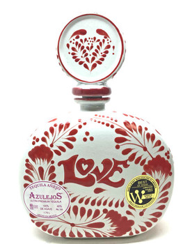 LOS AZULEJOS ANEJO TEQUILA HALF GALLON LOVE LOS AZULEJOS ANEJO TEQUILA HALF GALLON LOVE