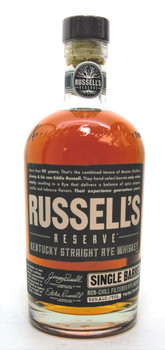 Russell's Reserve Single Barrel Kentucky Straight Rye Whiskey Russell's Reserve Single Barrel Kentucky Straight Rye Whiskey