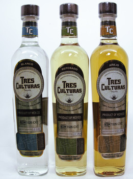 TRES CULTURAS TEQUILA SET (THREE BOTTLES) TRES CULTURAS TEQUILA SET (THREE BOTTLES)
