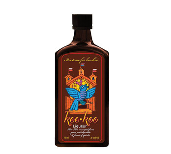 Koo-Koo Liqueur 750 ML Dark Chocolate No Cream No Gluten Koo-Koo Liqueur 750 ML Dark Chocolate No Cream No Gluten
