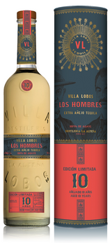 VILLA LOBOS LOS HOMBRES 1O YEARS EXTRA ANEJO TEQUILA VILLA LOBOS LOS HOMBRES 1O YEARS EXTRA ANEJO TEQUILA