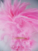 ROOSTER Saddle Feathers, strung, long, Candy pink, per foot ROOSTER Saddle Feathers, strung, long, Candy pink, per foot