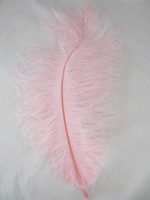 Light Pink Ostrich Feather 8-12 inch size per Each Light Pink Ostrich Feather 8-12 inch size per Each