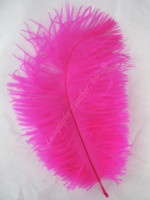 Fuchsia Mini Ostrich Feathers 5-8 Inch per Dozen Fuchsia Mini Ostrich Feathers 5-8 Inch per Dozen