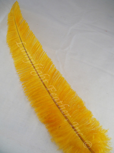 OSTRICH NANDU, LONG, Gold 16-19 inch per Each