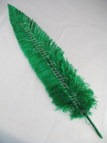 OSTRICH NANDU, LONG, Green 16-19 inch per Each