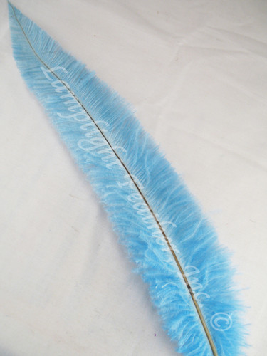 OSTRICH NANDU, STANDARD, LIGHT Blue 12-16 inch - per Each