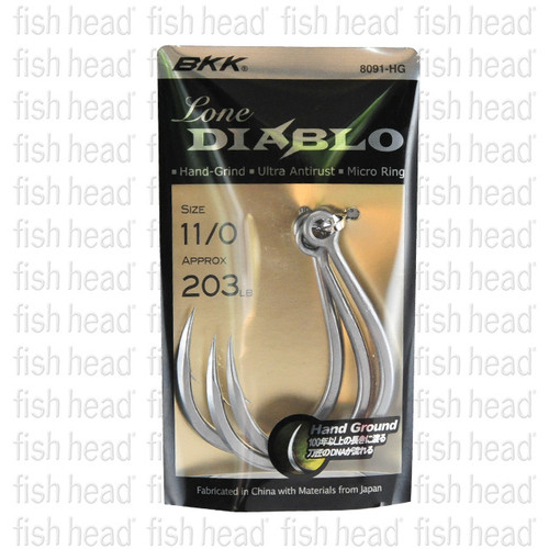 BKK Lone Diablo Inline Single Hooks