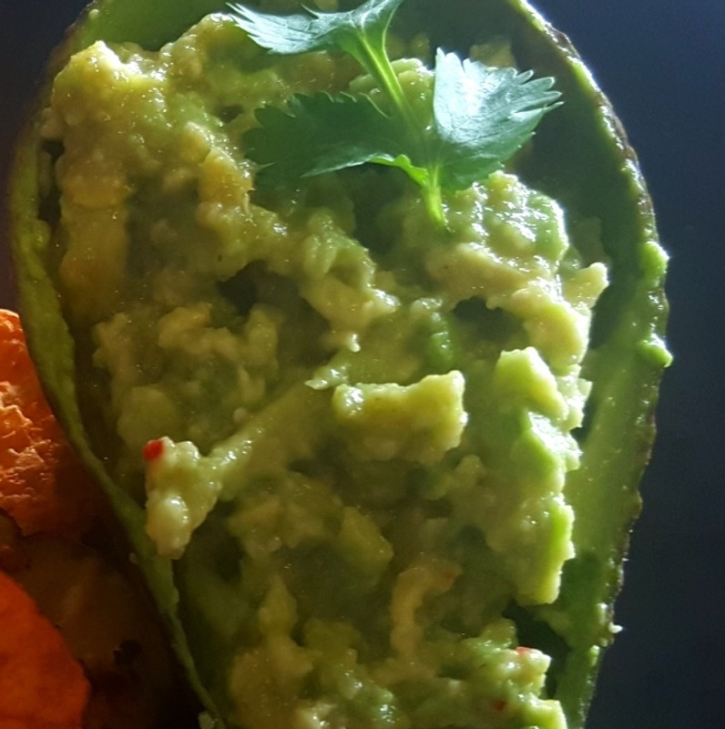 2 Ingredient Quick Avocado Dip